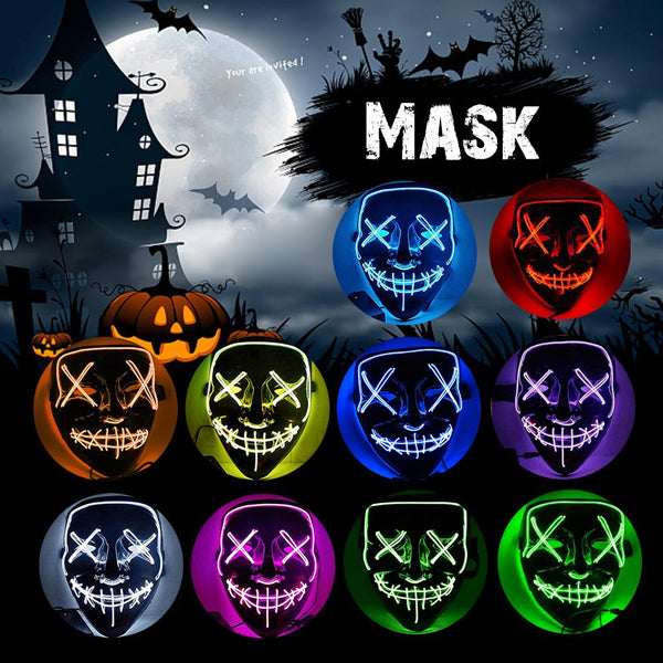 Halloween LED Purge Masks