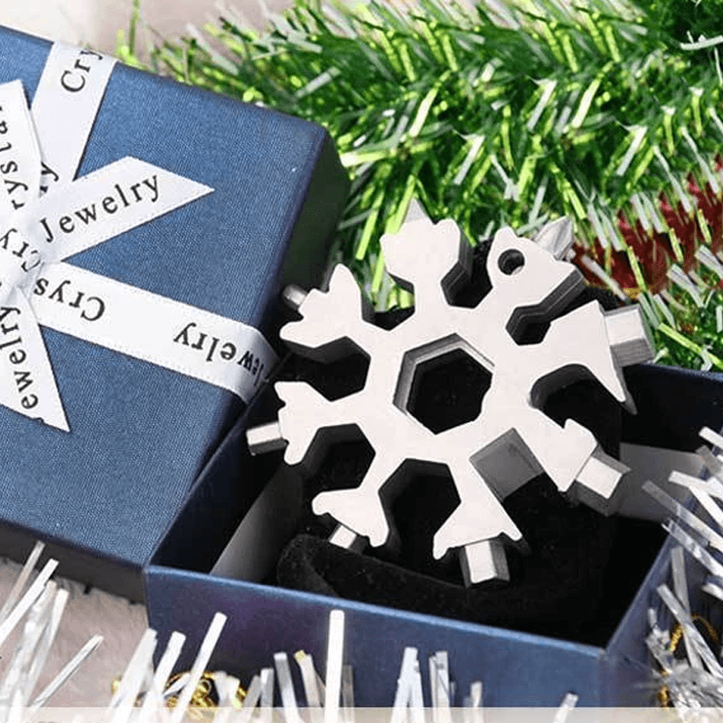 18-in-1 stainless steel snowflakes multi-tool