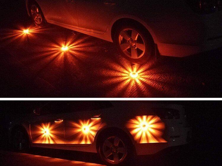 LED ROAD FLARES FLASHING WARNING LIGHT