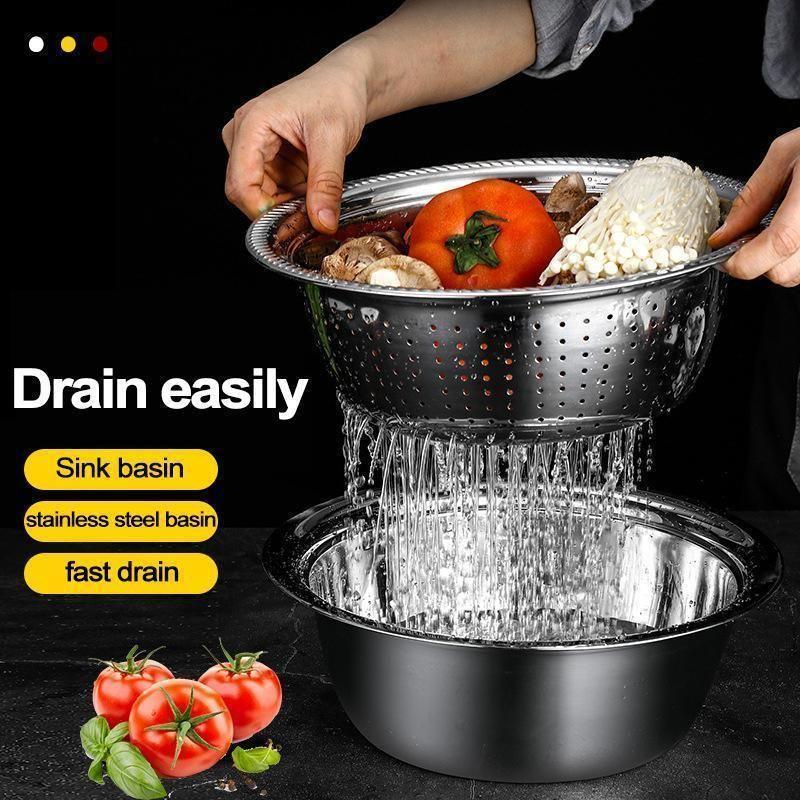 Multifunctional stainless steel basin-Buy 2 free shipping&get 10% off