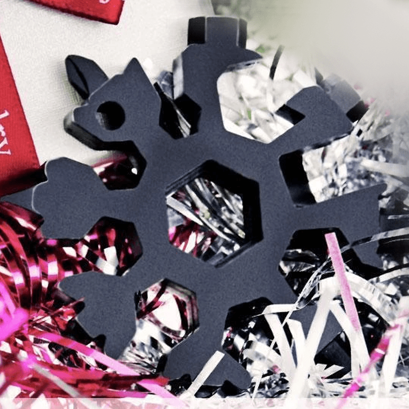 18-in-1 stainless steel snowflakes multi-tool