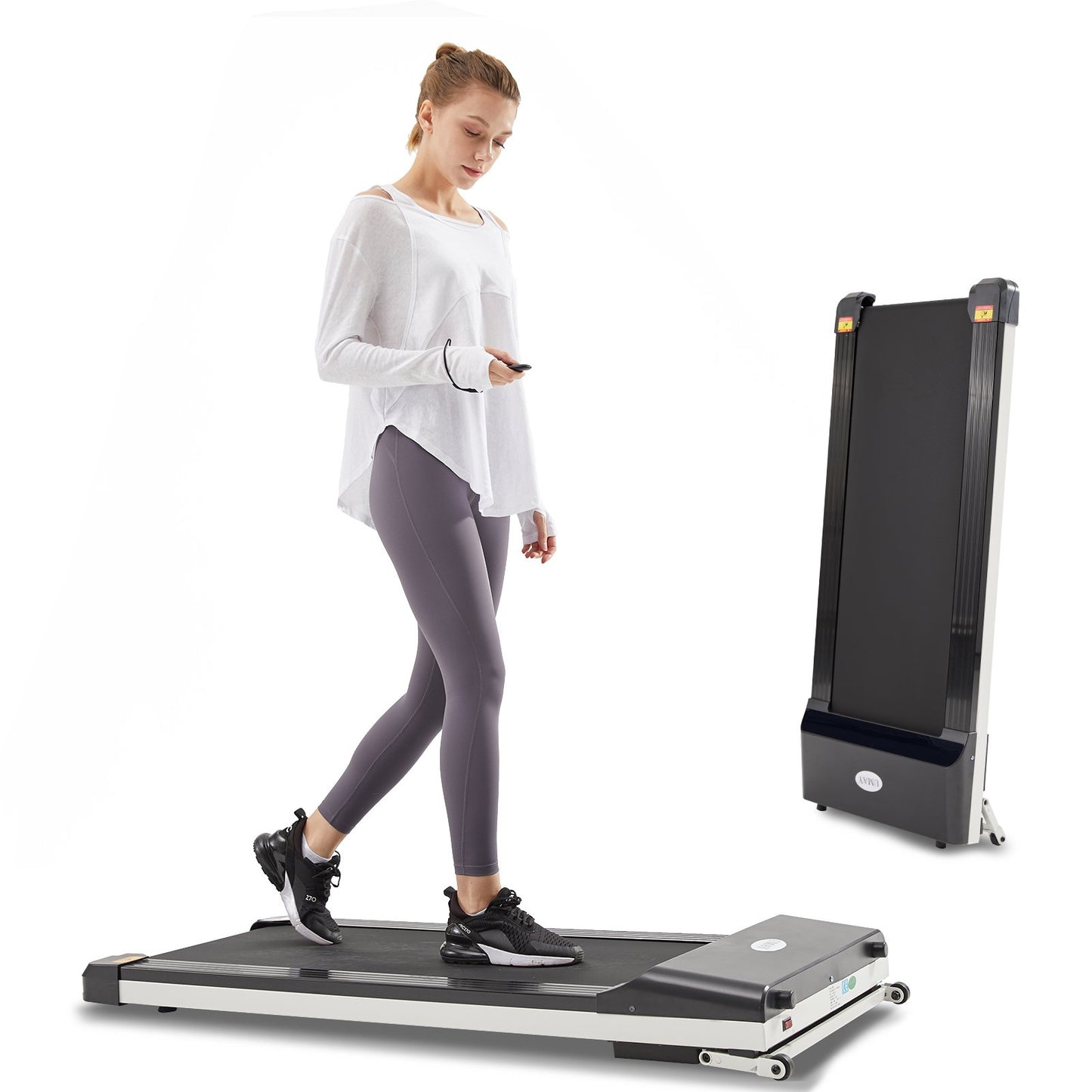 UMAY® foldable electric treadmill + SPAX professional fitness course