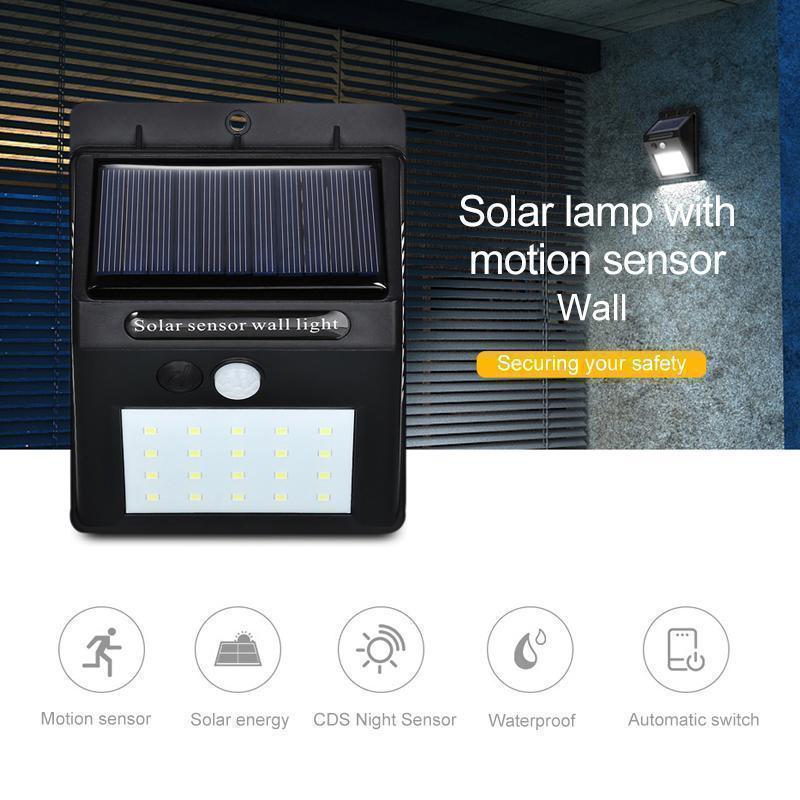 2020 UPDATE! LED Solar Lamps Outdoor