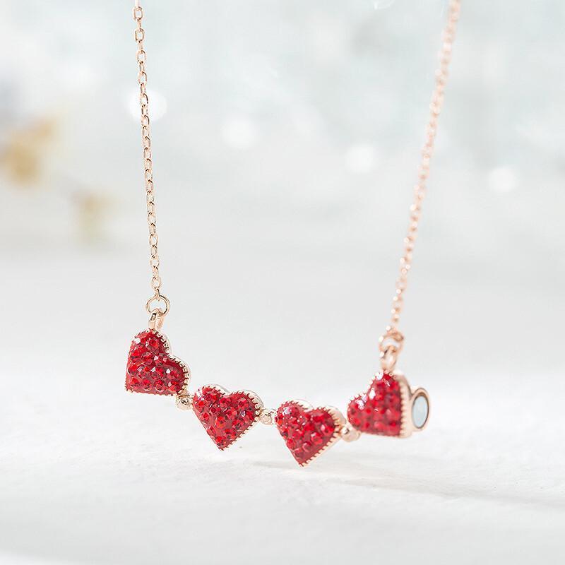 MAGIC LOVE NECKLACE WITH ELEGANT ROSE BOX