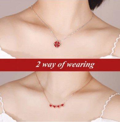 MAGIC LOVE NECKLACE WITH ELEGANT ROSE BOX