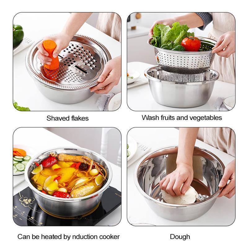 Multifunctional stainless steel basin-Buy 2 free shipping&get 10% off