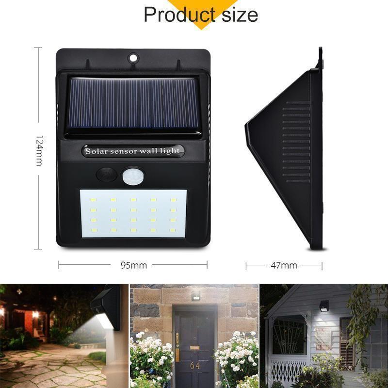 2020 UPDATE! LED Solar Lamps Outdoor