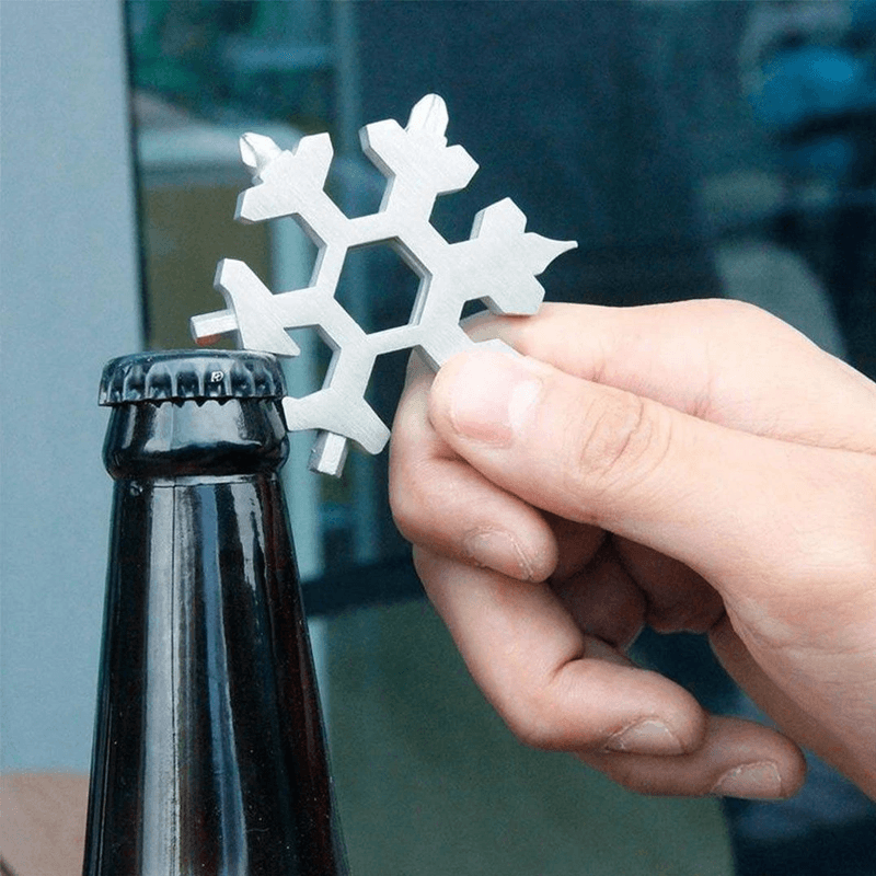 18-in-1 stainless steel snowflakes multi-tool