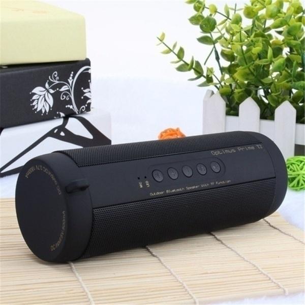 Waterproof Outdoor HIFI Column Speaker Wireless Bluetooth Speaker Subwoofer Sound Box with Flashlight Support FM Radio TF Mp3 Player Mobile Phone