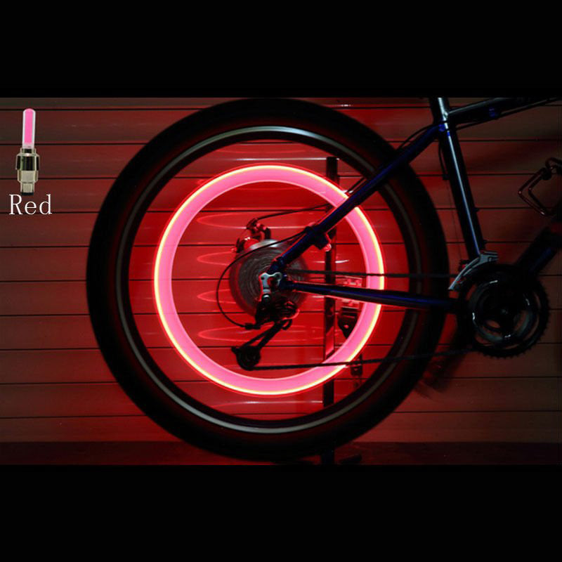 Neon Lights Color Tyre Wheel Valve Cap Light LED Lamp for Cars Motorcycles