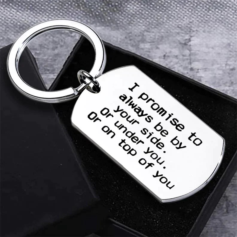 For Love - I Promise To Always Be By Your SIde Keychain