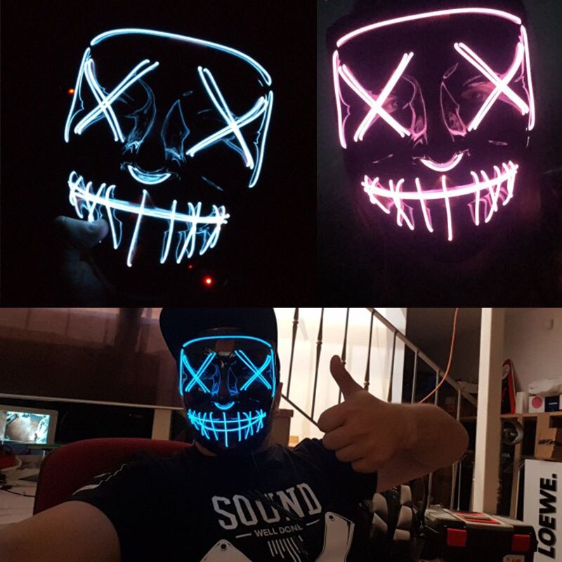 Halloween LED Purge Masks