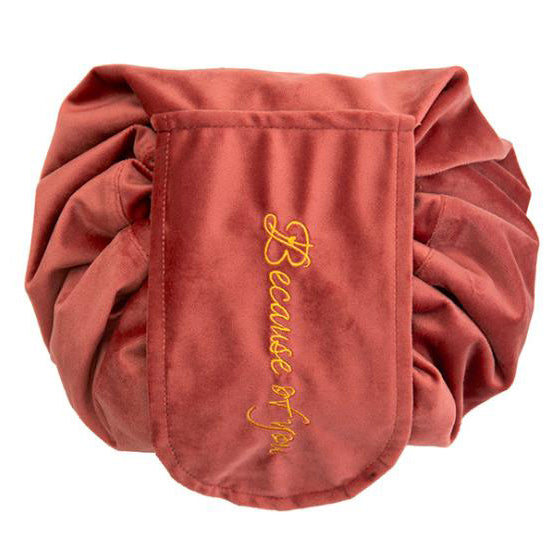 Solid Color Soft Velvet Cosmetic  storage Bags