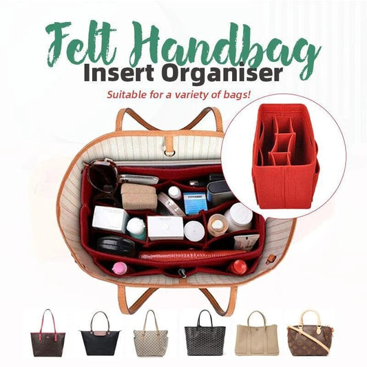 Felt Handbag Insert Organiser