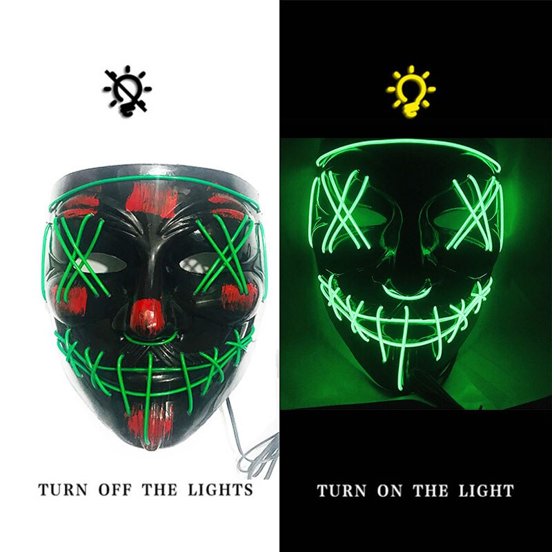 Halloween LED Purge Masks