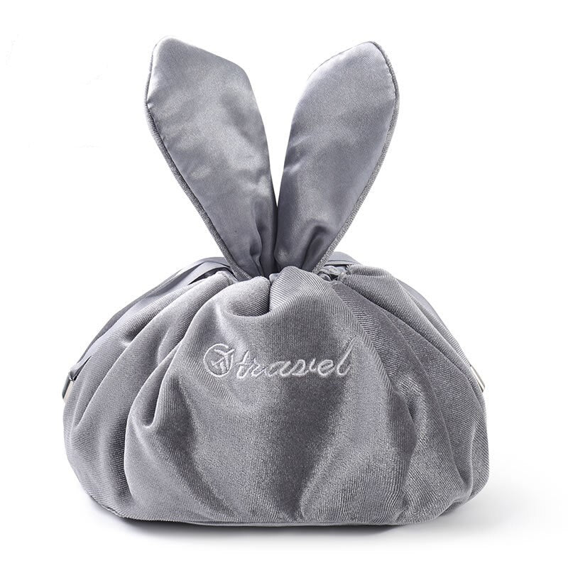 Cute Round Cotton women cosmetic bag