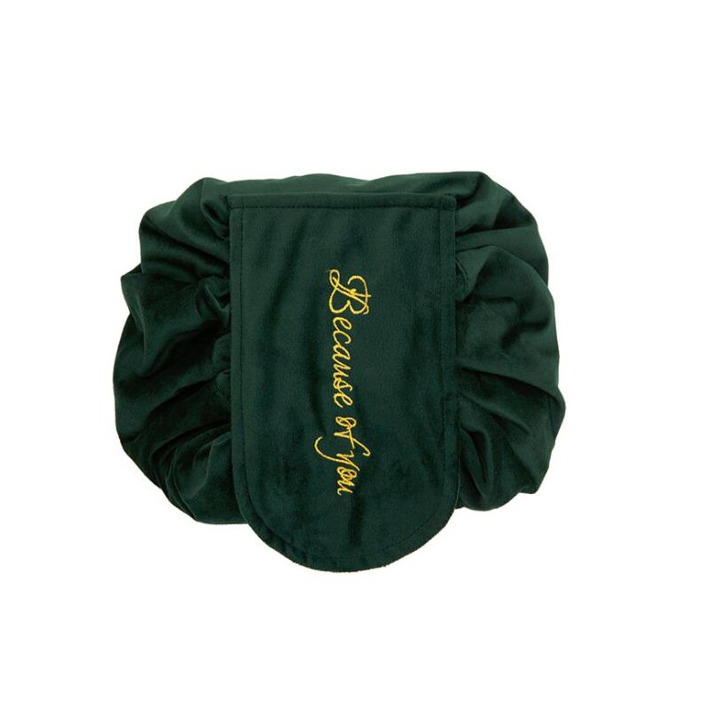 Solid Color Soft Velvet Cosmetic  storage Bags