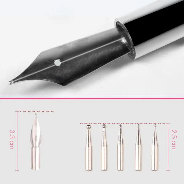 Article Nail Art Calligraphy Pen(With pen holder)