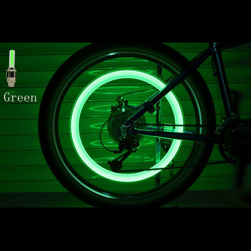 Neon Lights Color Tyre Wheel Valve Cap Light LED Lamp for Cars Motorcycles