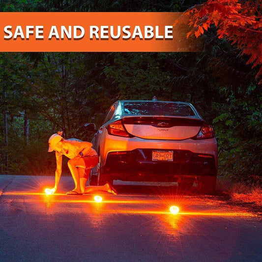 LED ROAD FLARES FLASHING WARNING LIGHT